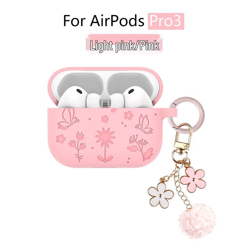 Защитный чехол для AirPods Pro 3: Креативный 3D-резной дизайн