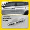 4x Chrome Exterior Outer Outside Door Handle Cover For 2016-21 Hyundai Tucson EK