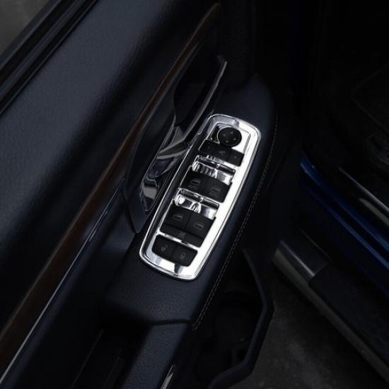 Для Dodge Durango 2011-2024 ABS Хромированная Накладка на Кнопку Стеклоподъемника Двери Салона 4 шт.
