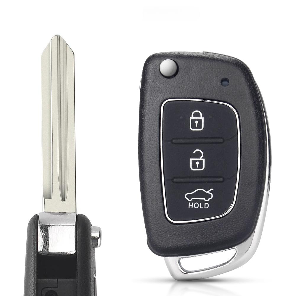 3/4 кнопки откидной складной чехол для автомобильного дистанционного ключа для HYUN.DAI Mistra Santa Fe Sonata Tucson Accent I30 I40 I45