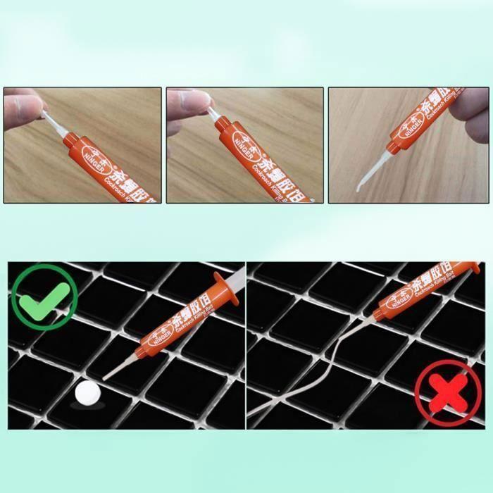 Гель против тараканов иamp; Тараканы - 10 г, Инсектицидный гель против тараканов и рыжих тараканов, шприц 10 г для вольера, туалета, кухни