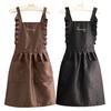 Kitchen Apron with Pockets Strap Adjustable Breathable Thin Ladies Princess Skirt