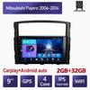 9-дюймовый Android Carplay для Mitsubishi Pajero 2006-2014, автомобильный радиоприемник, мультимедийный видеоплеер, GPS-навигация, WIFI, 2 + 32 ГБ