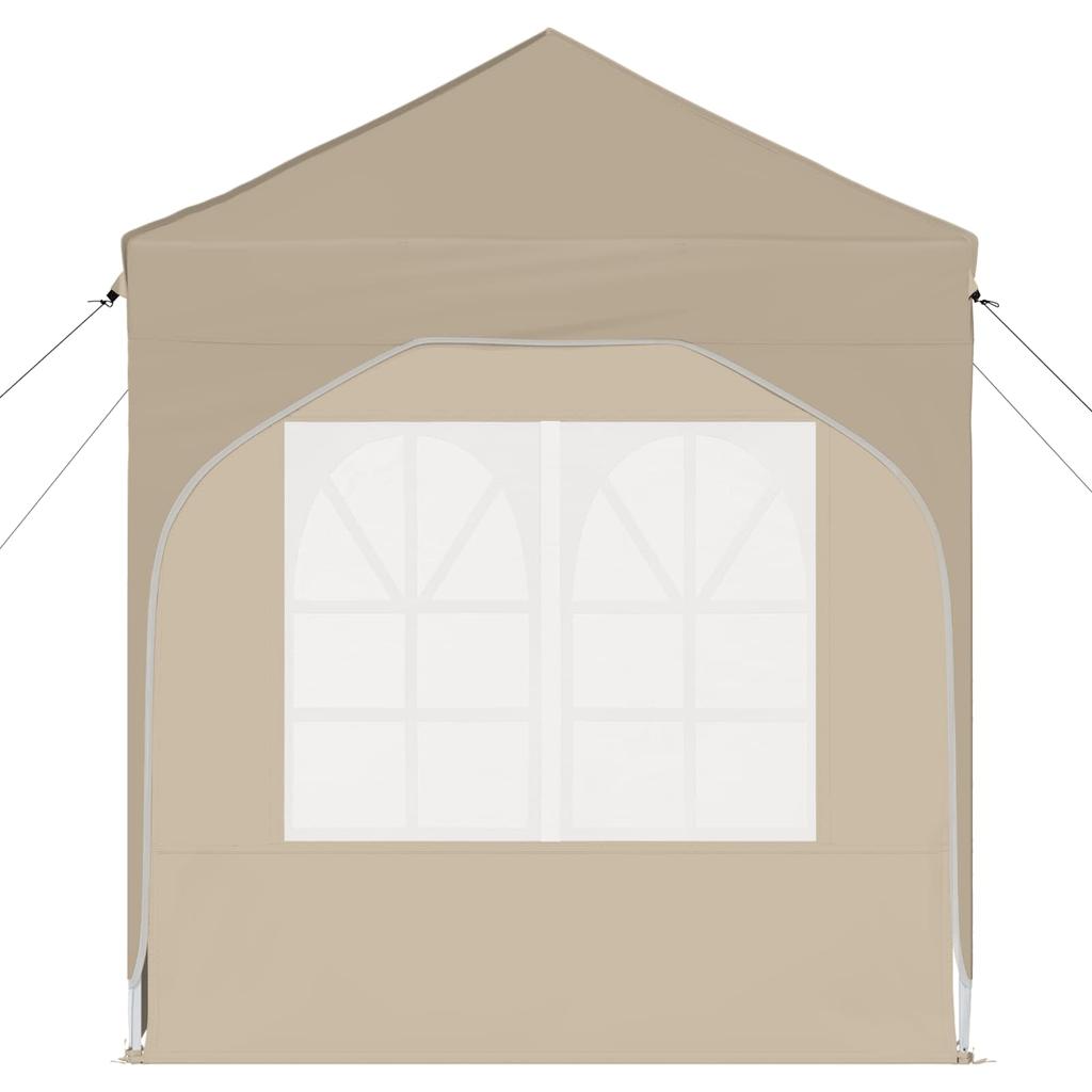 Pop up Party Tent 192 x 192 x 245 cm Cream