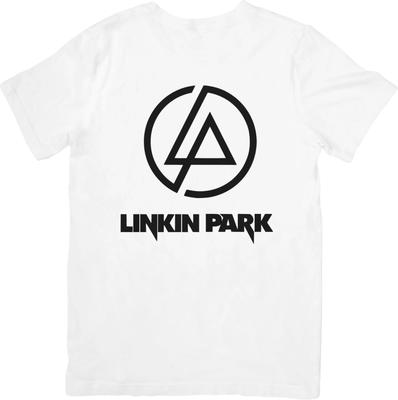Linkin Park Музыка Подходит для Мужчин и Женщин Качественная Хлопковая Футболка Белая.
