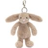 Jellycat Bonnie Rabbit Series Shy Rabbit Cute Brown Doll Plush Pendant Sitting Height 12.7cm High