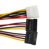 4-контактный IDE 15-контактный 2 Molex к питанию для жесткого диска Serial SATA