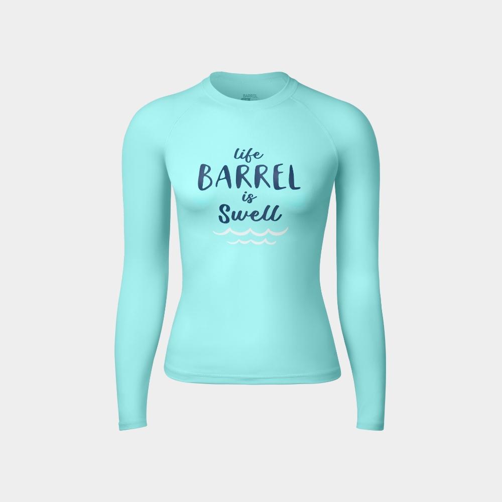 BARREL Женский rash guard Vibe Swell Мятный (B3Swwrg004Mnt)