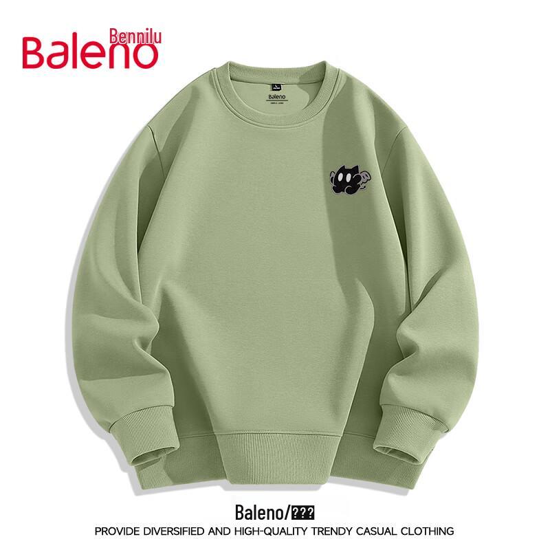 Baleno Unisex JPB Devil Cat Print Loose Fit Round Neck Sweatshirt