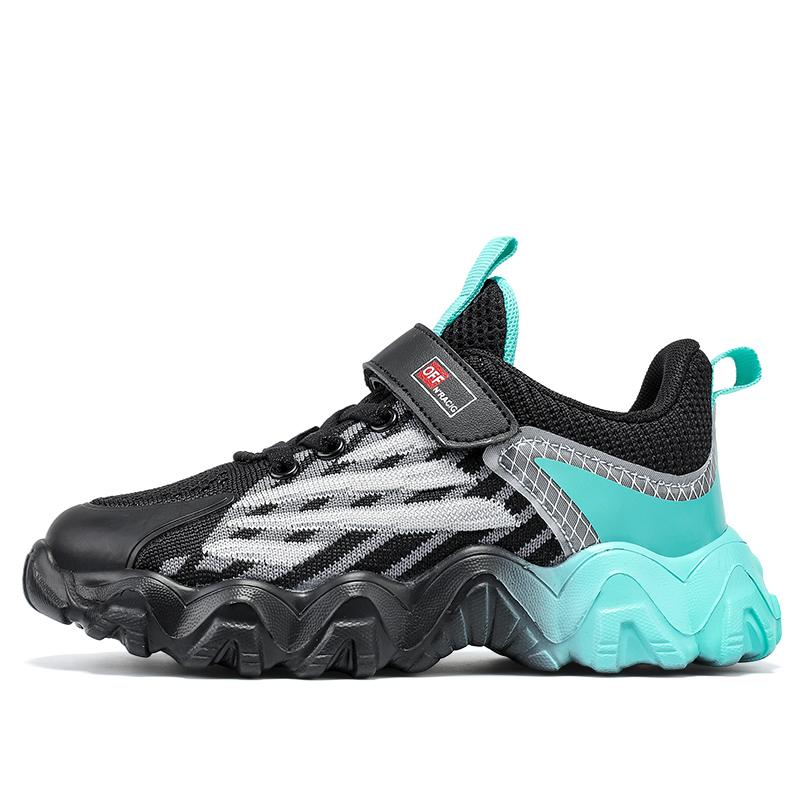 Children's Shoes Breathable Boys' Shoes  Spring and Autumn Children's Sports Shoes Big Children Boys Fly Weaving Shoes