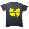 Мужская футболка с логотипом Wu-Tang Clan, размер S, черная с желтым, хип-хоп, графическая футболка