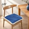 Soft Plush Seat Cushion Chair Pad with Ties, Non Slip Lace Trim, Thickened for Kitchen Stools 16 x Inch Washable Dining Office Pads Leisure Chairs