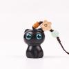 Cat Sandalwood Mobile Phone Chain Backpack Pendant