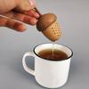 Loose Leaf Tea Strainer with Handle Fine Mesh Silicone Rubber Tea Infuser Mini Pine Cone Shape Tea Maker Reusable Tea Steeper Filter Brewing