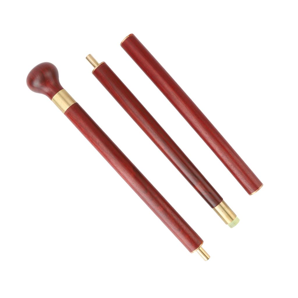 Пожилая трость из розового дерева Элегантная эргономичная разборная трость с круглой рукояткой для реабилитации