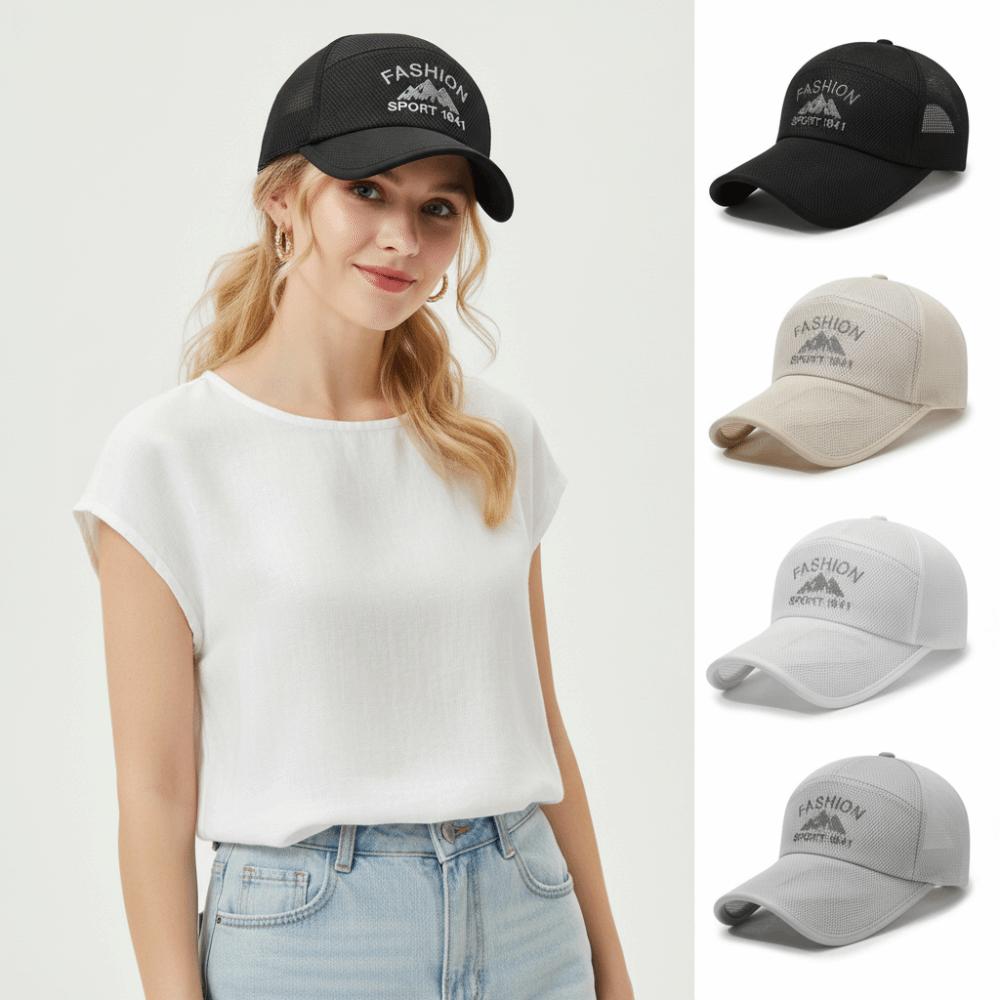 Adjustable Full Mesh Baseball Hats Quick Dry Sunscreen Hats For Man Women Unisex