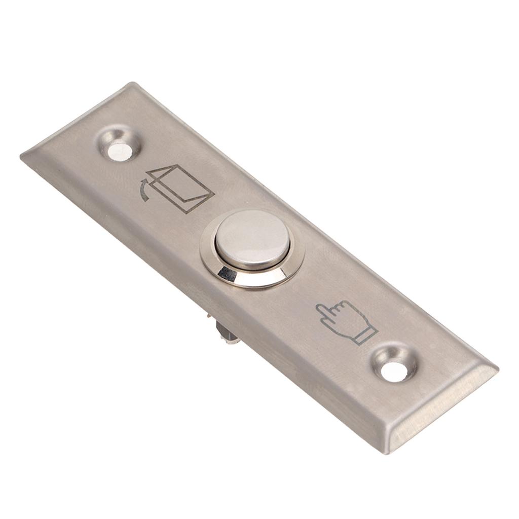 Переключатель контроля доступа к двери, кнопка выхода, матовая нержавеющая сталь, автоматический сброс для внутреннего и наружного использования