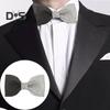Men Bow Tie Patchwork Color Shining Rhinestones Elastic Rope Neck Tie Suit Decoration Formal Wear Wedding Party Accessory