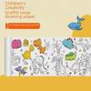 Kids' Large Graffiti Drawing and Coloring Paper Scroll for Kindergarten