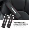 BAD1 car Seat Belt Shoulder Cover Protection Pads accessor For Volkswagen VW Golf Jetta Passat mk4 mk5 mk6 CC B5 B6 B7 Golf