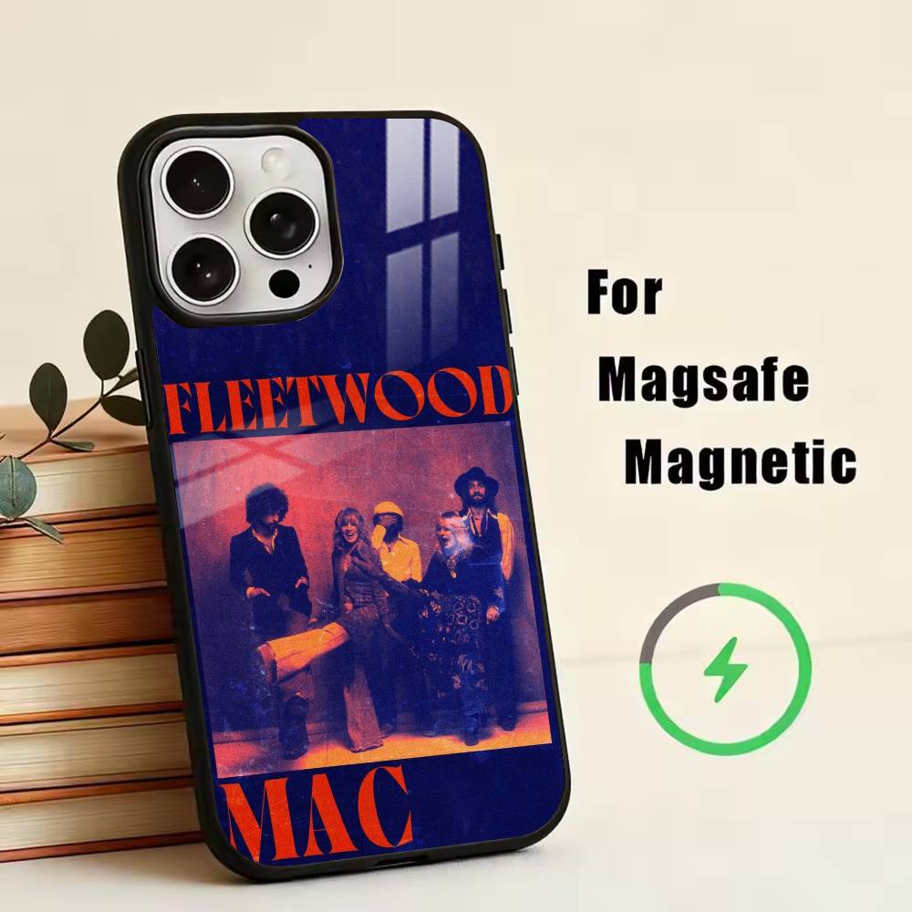 Band F-Fleetwood M-Mac Phone Case For iPhone17,16,15,14,13,12,11 Plus,Pro Magnetic For Magsafe Wireless Charging