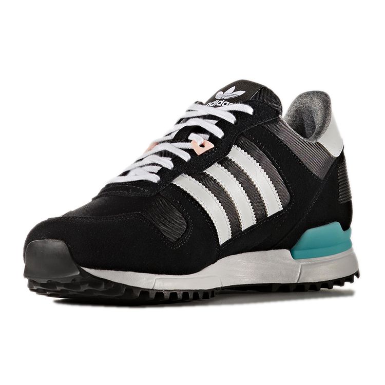 adidas Оригинальные ZX 700 Сетчатые Замшевые Удобные Модные Прочные Низкие Повседневные Кроссовки Женские Кроссовки Черно-Белые BY2337