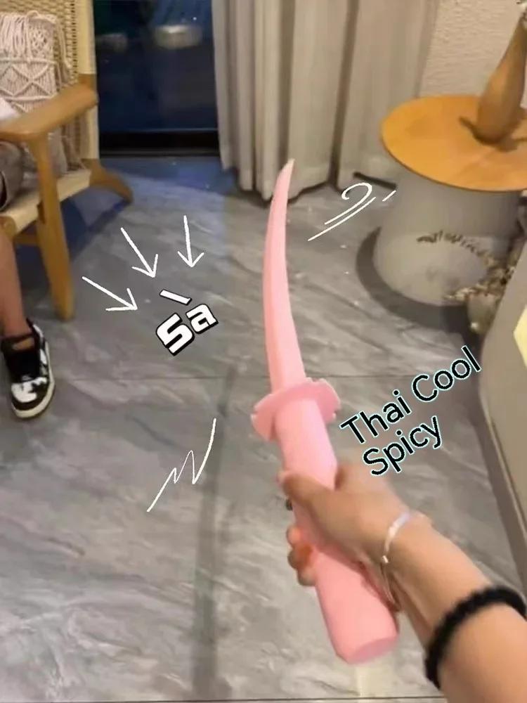 3D-печать Гравитационный нож Розовый Черный Гравитационный выдвижной Игрушка Катана Меч Декомпрессионная игрушка Косплей Реквизит Подарок на день рождения