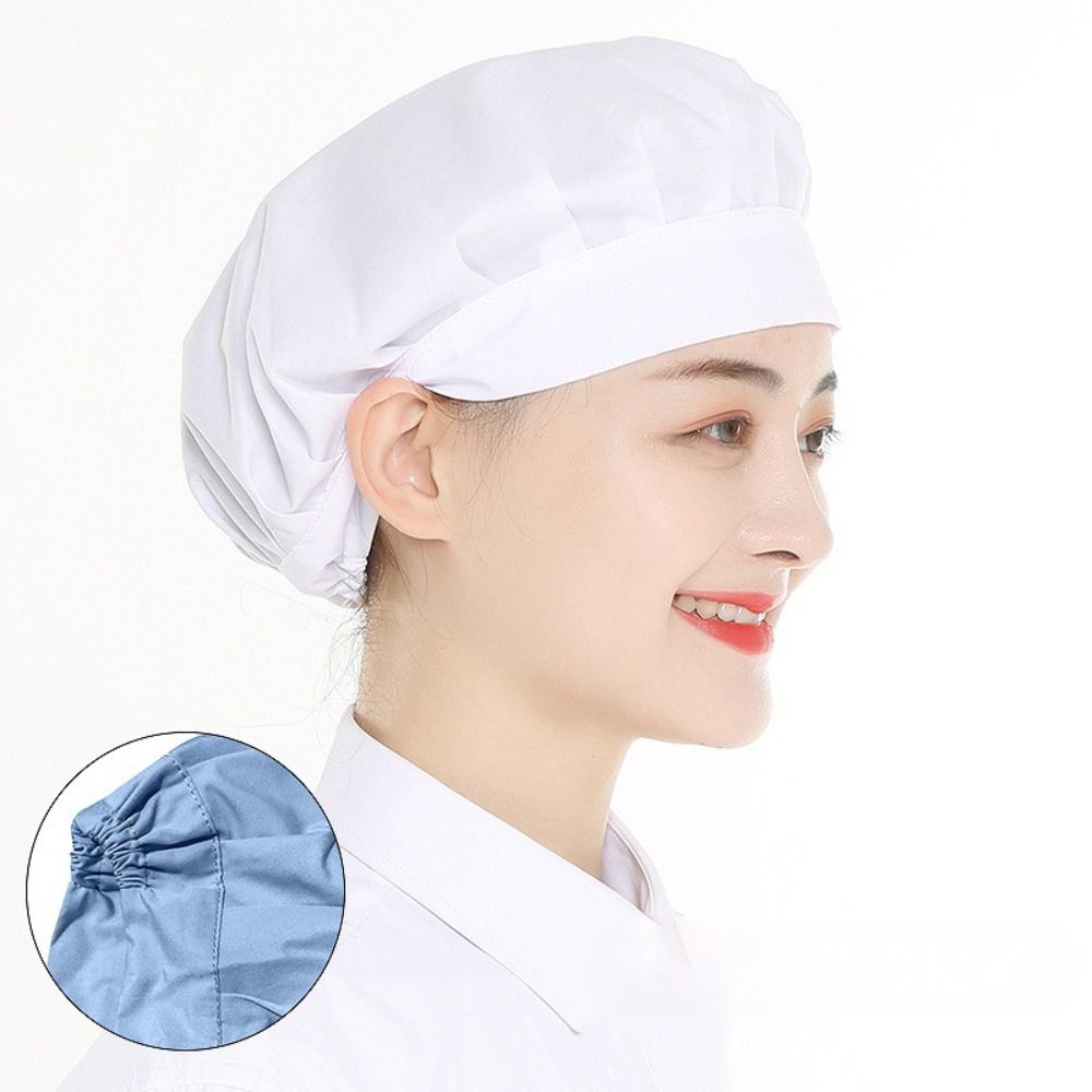 Cotton Wrap Hair Hat Food Service Chef Cap Accessories Work Wear Canteen Catering