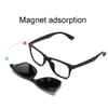 Clip On Magnetic Fashion Sunglasses Women Men Polarised Magnet Clip Myopia Glasses