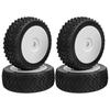 4pcs RC Car Tire Tyre Wheel RC Accessory Parts Fit for 18 Traxxas HSP Tamiya (A8012)