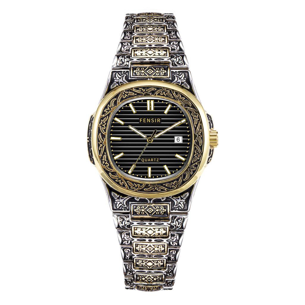 Роскошные мужские наручные часы Светящиеся Водонепроницаемые Дата Мужские часы Нержавеющая сталь Мужские кварцевые часы Повседневные мужские часы