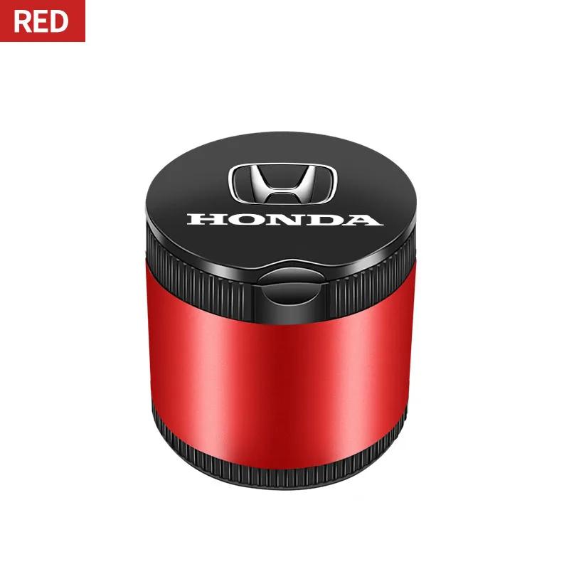 Car LED Ashtray Garbage Coin Storage Cup Container Cigar Ashtray For Honda Civic Fit Jazz Accord Pilot CRV Odyssey Passport