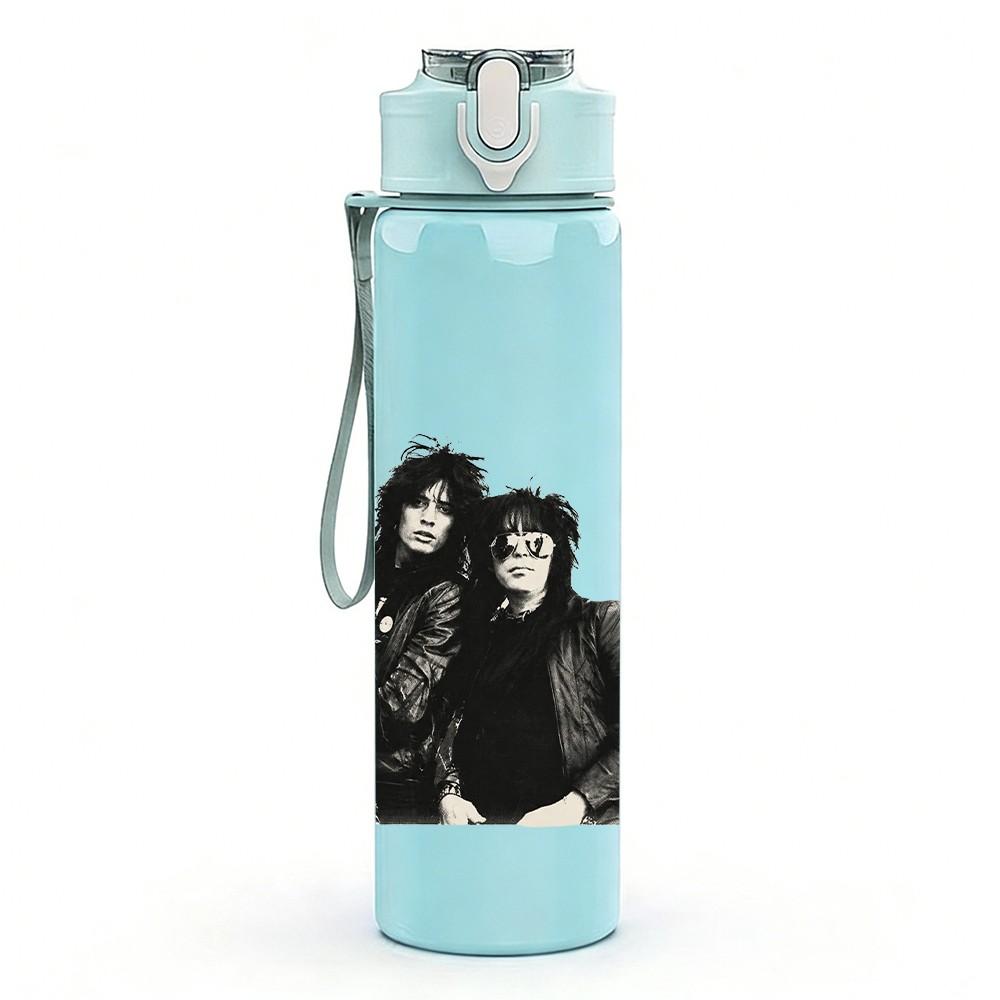 1PC Three Female Group 750ml sports water bottle leakproof straw lid outdoor office home