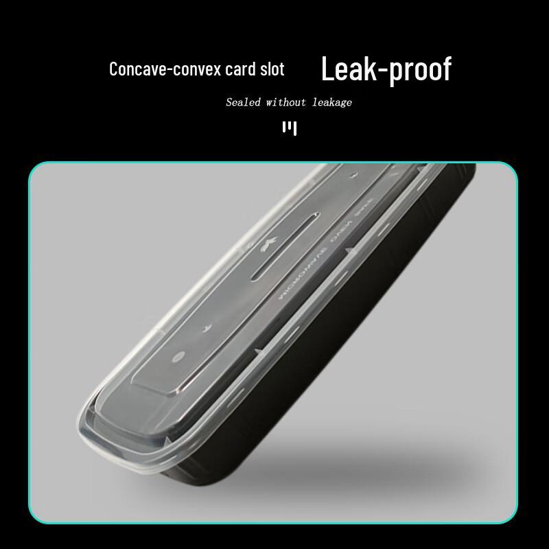 Rectangular Disposable Food Containers with Lids