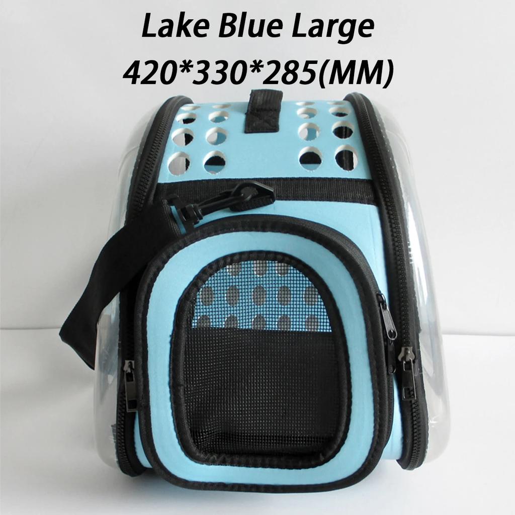 Сумка на плечо для домашних животных, переноска для кошек, дышащая сумка для путешествий на открытом воздухе, капсульная прозрачная портативная сумка для щенков и котят, сумка на плечо
