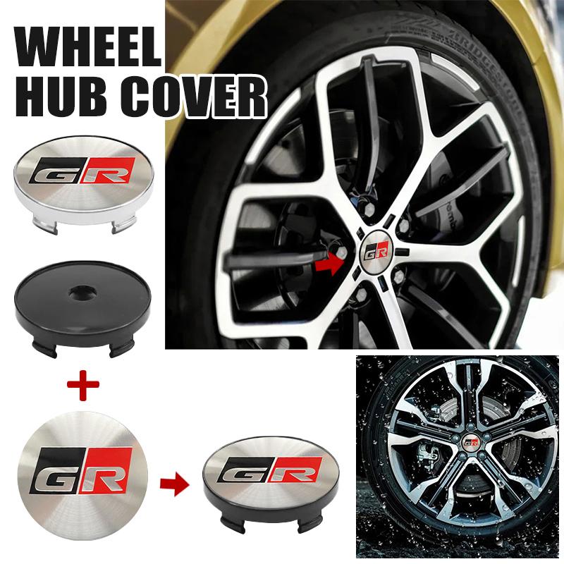 For Toyota Car Wheel Center Hub Caps Sticker Auto Emblem Wheel Center Cap Yaris Corolla Rav4 CHR Auris Cruiser Prius Voxy