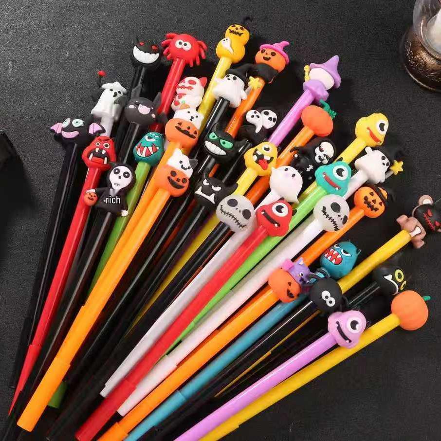 Рождественская мультяшная шариковая ручка в виде Санта-Клауса - Милые и креативные студенческие канцелярские товары