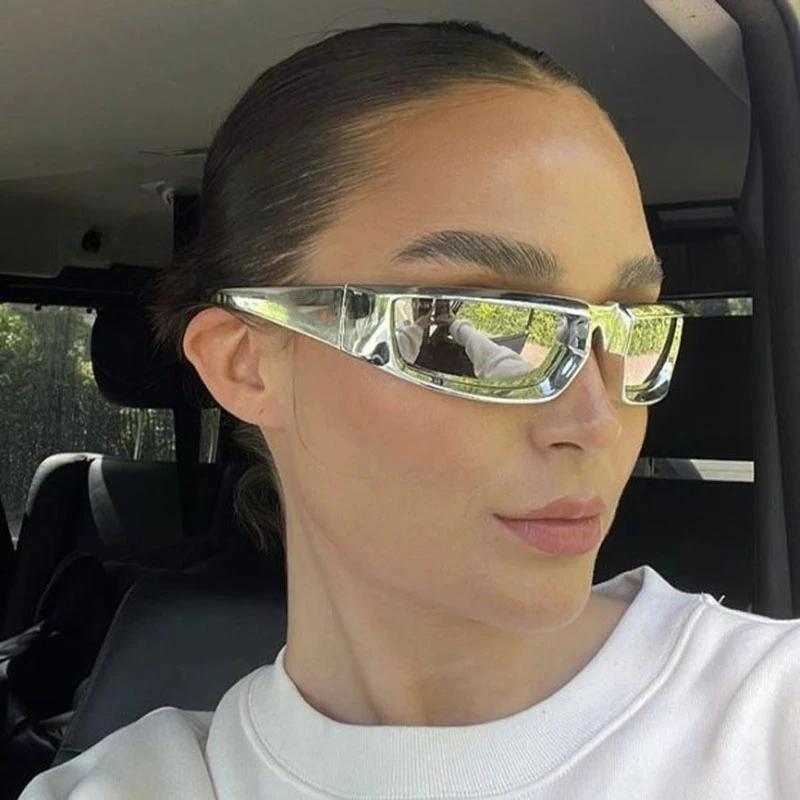 Y2k New Punk Sports Sunglasses for Women Luxury Brand Designer Sun Glasses Fashion Vintage Shades UV4 Goggle Eyewear