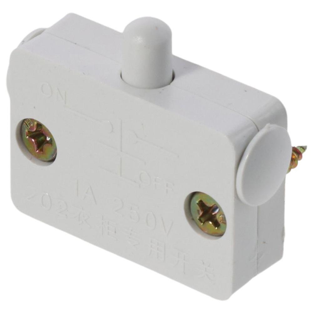 4pcs Silver Wardrobe Light Switc PA Press Switch Portable Cabinet Door Control Switch  Electrician