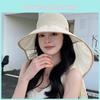 Полиэстеровая шляпа от солнца с широкими полями для женщин, для улицы, защита от УФ-лучей, лето, пляж, путешествия