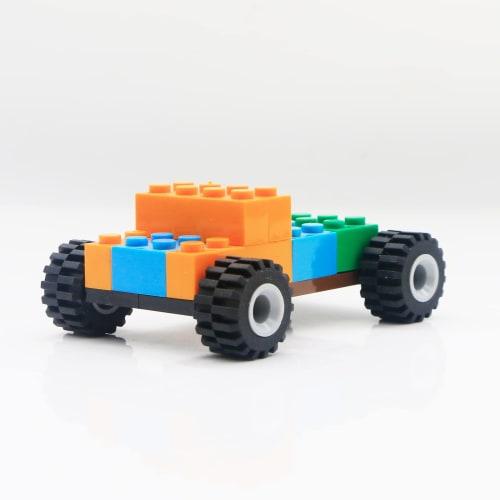 Tire Wheel and Axle Set - 56 Pieces Brick Accessories Basic Classic Building Blocks Toys, Car Truck Wheel Parts