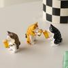 Cute Mini Cat Ornament Garden Kitten Statue Gift Room Decor Kawaii Fridge Magnets Miniature Beer Cat Magnetic Home Decoration