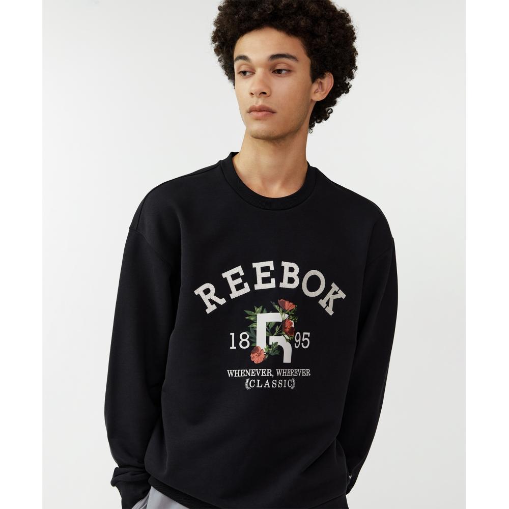 Reebok Толстовка 1895 Flower Цветочная Черная