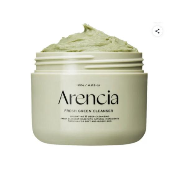 Arencia Artisan Green Rice Cake Soap Deep Cleansing Bar 120g