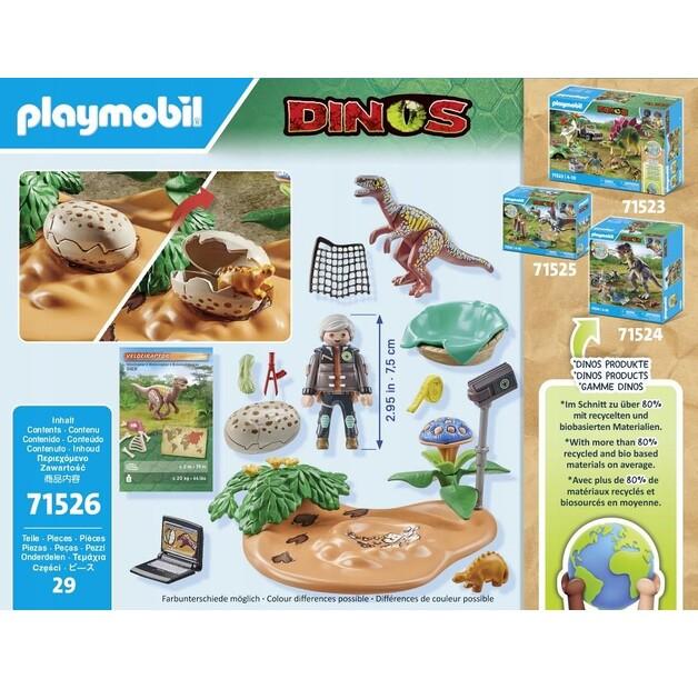 Конструктор Playmobil 71526 Dinos Гнездо Стегозавра и вор яиц
