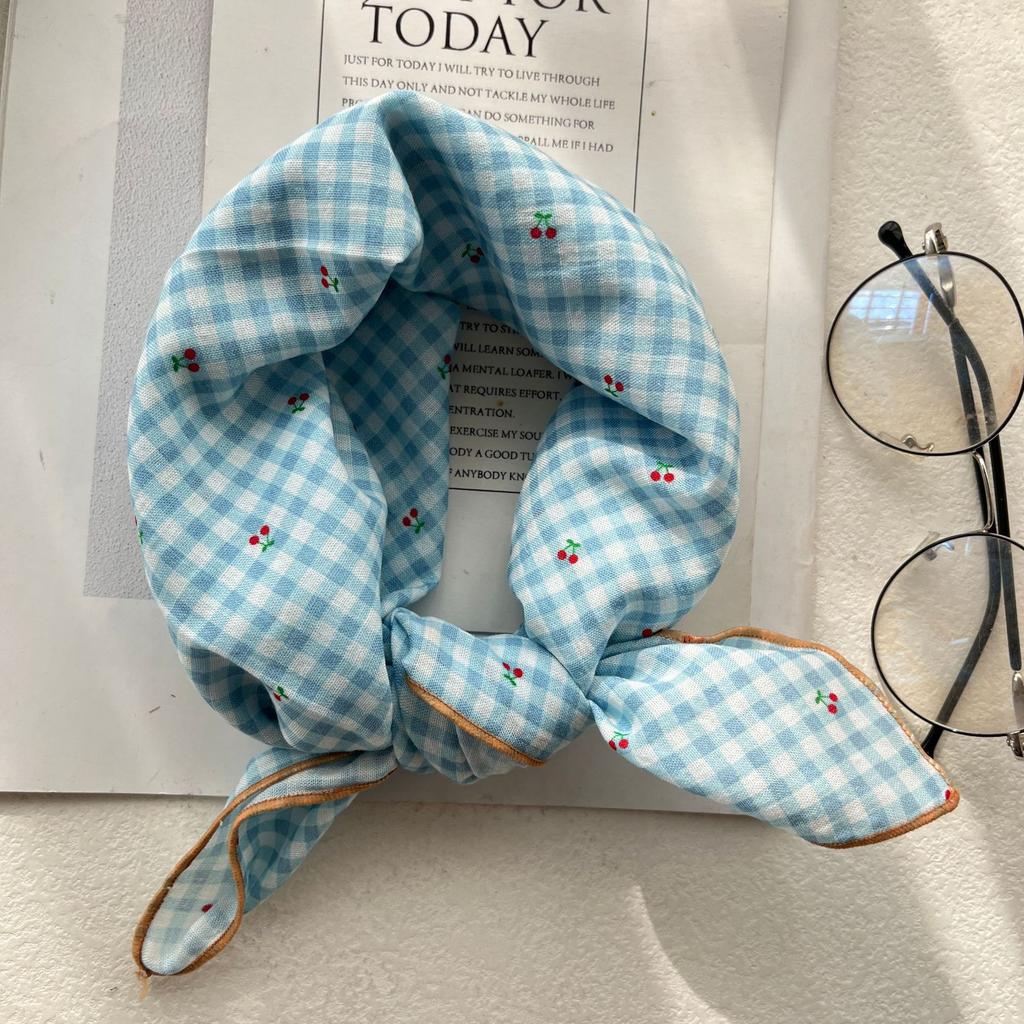 New Women'S Thin Scarf Chiffon Sunscreen Scarf Summer Sunscreen Square Scarf And Scarf