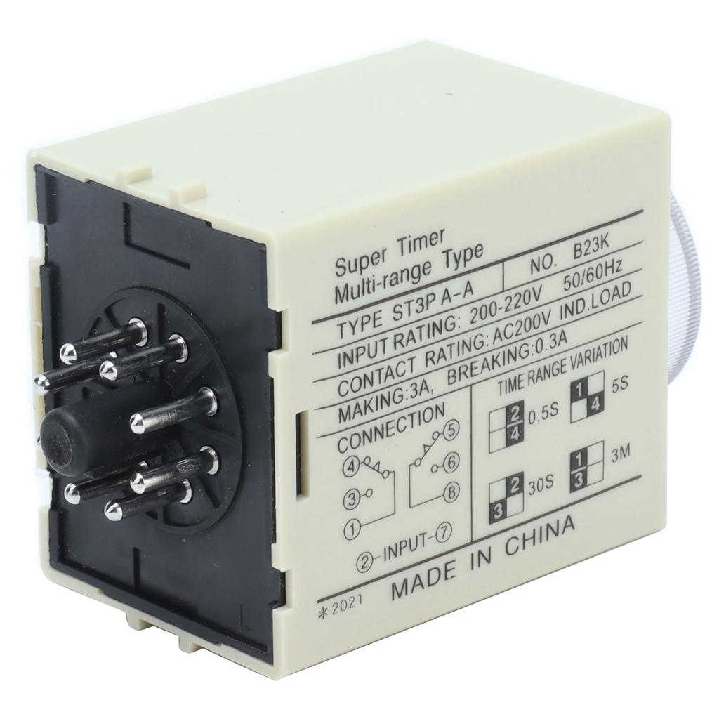 BERM Реле времени Регулируемый таймер задержки включения Аксессуар Запасная часть ST3PAA(DC24V )