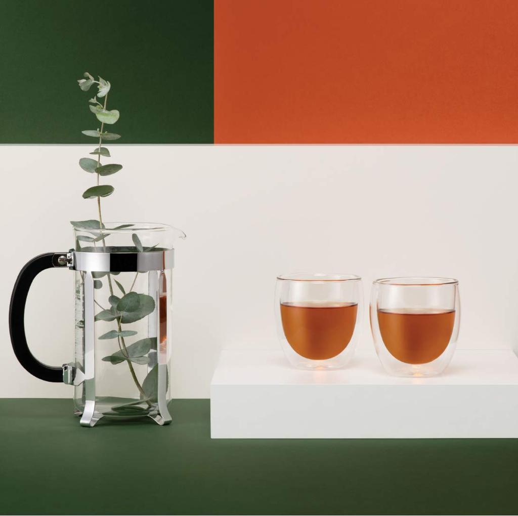 Стакан для стакана BODUM Glass PAVINA с двойными стенками, 250 мл, набор из 6 стаканов, изоляционная двойная структура, термостойкое стекло, можно использовать в микроволновой печи, в духовке, в посудомоечной машине