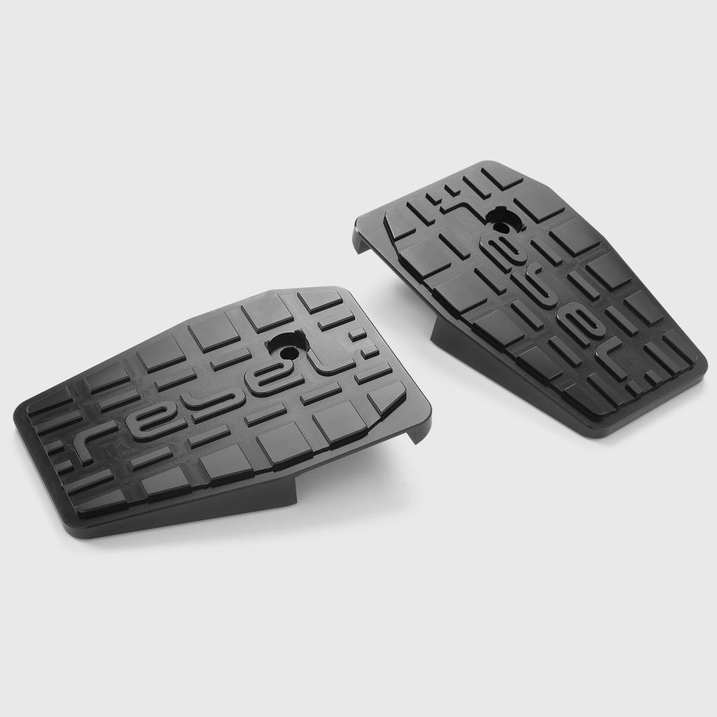 WOOGA Footrest Motorcycle Front Driver Wide Billet Foot Pegs fit forHo&n&da Rebel 250 Rebel