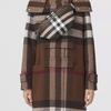 Burberry Сумка-кроссбоди на грудь из экологичного холста с темной клеткой Мужские сумки Темно-орехово-коричневый 80365591